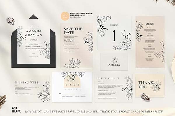 Traditional Wedding Invitations – Free & Premium Invitations Download